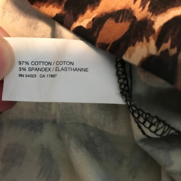 Gap Factory Womens 2 Animal Print Pencil Skirt - Picture 4 of 4